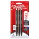 Sharpie 2136596 S-Gel Assorted 0.7mm point Pen Pack of 3