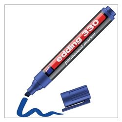 edding 330 Permanent Marker A8 Blue Box of 10