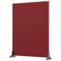 Nobo Impression Pro Desk Divider 800x1000mm Red
