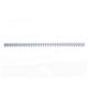 GBC Clicks Binding Comb Ring Coils 34 Ring for 45 Sheets 8mm Frost Clear Ref 387302E [Pack 50]