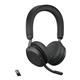 Jabra Evolve2 75 USB-A Headset with Charging Stand Unified Communication Version Black 27599-989-989