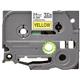 Brother P-Touch TZe Lam Tape Cassette 24mm x 8m Black on Yellow Tape TZE651