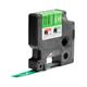 Dymo 1805414 12mm White on Green