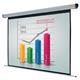 Nobo 200cm Plug N Play Electric Projection Screen Wall-mounted Rolling IR Remote Diagonal Matt White Ref 1901971