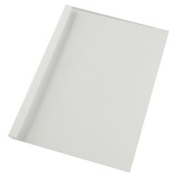 GBC IB370175 A4 White Gloss Thermal Binding Cover 12mm Pack of 100