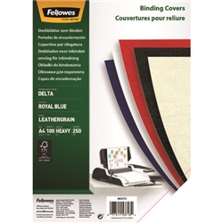 Fellowes 5371305 A4 Leatherboard Covers