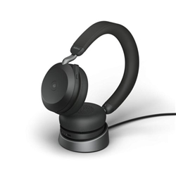 Jabra Evolve2 75 USB-A Headset with Charging Stand Microsoft Teams Version Black 27599-999-989