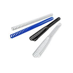 GBC ClickBind Binding Spines 34 Ring Binds up to 95 Sheets 12mm Opaque White A4 Ref 388057E (50 Pack)
