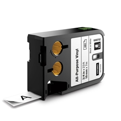 Dymo 1868752 XTL 19mm x 7m Roll All-Purpose Vinyl Black on White