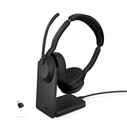 Jabra Evolve2 55 Link 380 USB-C UC Stereo Headset and Stand