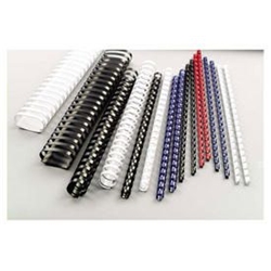 GBC Binding Combs Plastic 21 Ring 45 Sheets A4 8mm Blue - 4028234