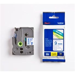 Brother Blue/White P-Touch Tze-223 9Mm X 8M On Laminated Tze223