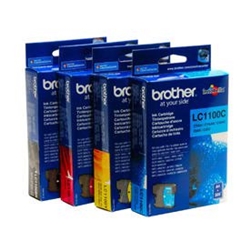 Brother LC1100 Inkjet Cartridges CMYK Multipack LC1100VALBP