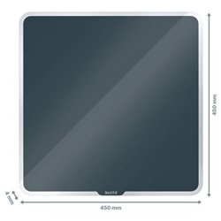 Leitz Cosy Magnetic Glass Whiteboard 45 x 45 cm Velvet Grey