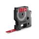Dymo 1978366 D1 Durable 12mm x 3M Tape White on Red