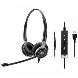 Epos Impact SC 665 USB Wired Binaural Headset 3.5mm Connector Black/Grey 1000645