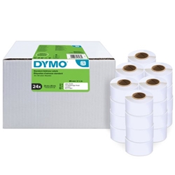 Dymo S0722360 LabelWriter Standard Address Labels Box of 24 Rolls