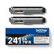 Brother TN-241BKTWIN Toner Cartridge Black Twinpack TN241BKTWIN