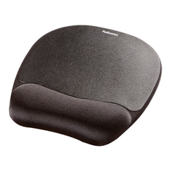 Fellowes 9176501 Memory Foam Wrist Rest and Mousepad Black