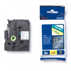 Brother Black On Silver Label Tape 12mm x 8m - TZEPR935