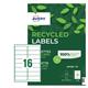 Avery Laser Recycled Address Label 99.1x33.9mm 16 Per A4 Sheet White (Pack 240 Labels) LR7162-15