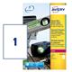 Avery Laser Label Heavy Duty 1 Per Sheet White (Pack of 20) L4775-20