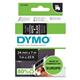 Dymo 53721 24mm x 7m White on Black Tape