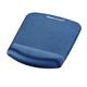 Fellowes PlushTouch Mouse Pad Wrist Rest Blue 9287302