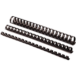 Fellowes A4 Plastic Binding Combs 16mm Black (Pack of 100) 5347302