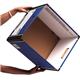 Fellowes Bankers Box Premium Presto Storage Box Blue/White (Pack of 10) 7260603