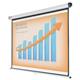 Nobo Wall Projection Screen for DLP LCD 4:3 Format Black-bordered W1500xH1138mm Ref 1902391