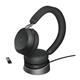 Jabra Evolve2 75 USB-A Headset with Charging Stand Unified Communication Version Black 27599-989-989