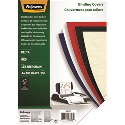 Fellowes 5370301 A4 Leatherboard Covers