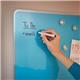 Leitz Cosy Magnetic Glass Whiteboard 45 x 45 cm Calm Blue