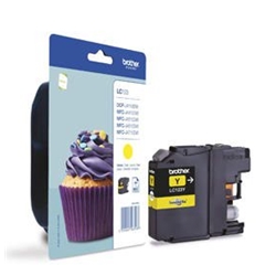 Brother LC123Y Inkjet Cartridge Yellow LC123Y