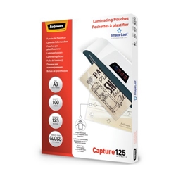 Fellowes ImageLast Laminating Pouch A3 250 Micron Total Thickness Gloss (Pack of 100) 5307506
