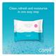 Clinell Carell Body Care 60 Wipes CBC60