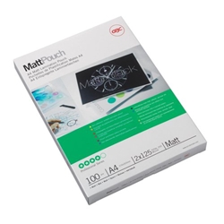 GBC 3747521 A3 Matt Gloss Document Pouch 125 Micron 50Pk