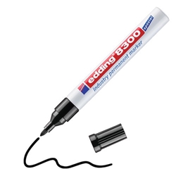 edding 8300 permanent marker x/t black Box of 10