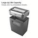 Rexel Momentum X312 Cross-Cut P-3 Shredder Black 2104572