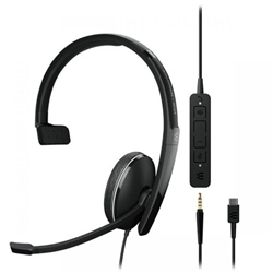 EPOS Sennheiser Adapt 135T II USB-C and 3.5mm jack Monaural Headset