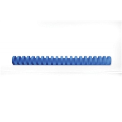 GBC CombBind Binding Combs Plastic 21 Ring Binds up to 165 Sheets 19mm Blue A4 Ref 4028621 (100 Pack)