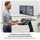 Fellowes Lotus RT Sit/Stand Workstation Dual Screen Black 8081601