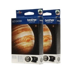 Brother LC1240BK Inkjet Cartridge Black Twinpack LC1240BKBP2
