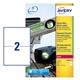 Avery Laser Label Heavy Duty 2 Per Sheet White (Pack of 40) L7068-20