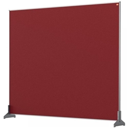 Nobo Impression Pro Desk Divider 1200x1000mm Red
