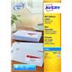 Avery Inkjet Address Label 38x21mm 65 Per A4 Sheet White (Pack 6500 Labels) J8651-100