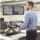 Fellowes Lotus DX Sit/Stand Workstation Black 8081001