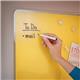 Leitz Cosy Magnetic Glass Whiteboard 45 x 45 cm Warm Yellow