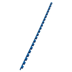 GBC Binding Combs Plastic 21 Ring 25 Sheets A4 6mm Blue - 4028233